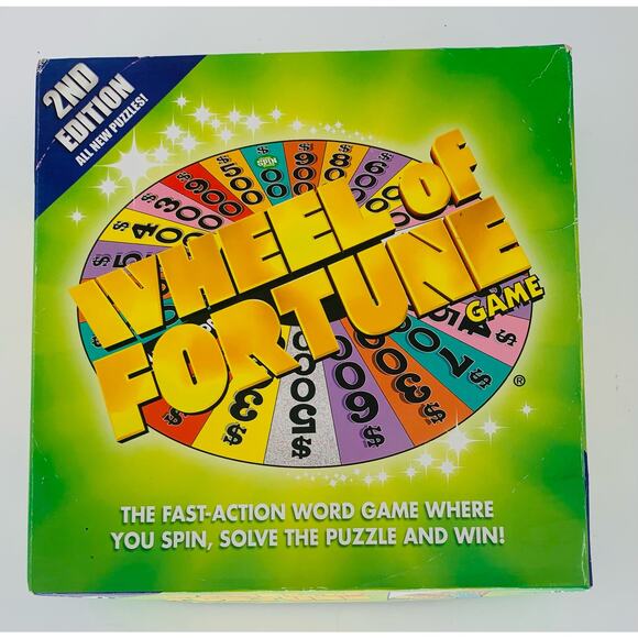 Wheel Of Fortune Board Game Pressman 2nd Edition 2005 Word Puzzles Home Version - Picture 11 of 11